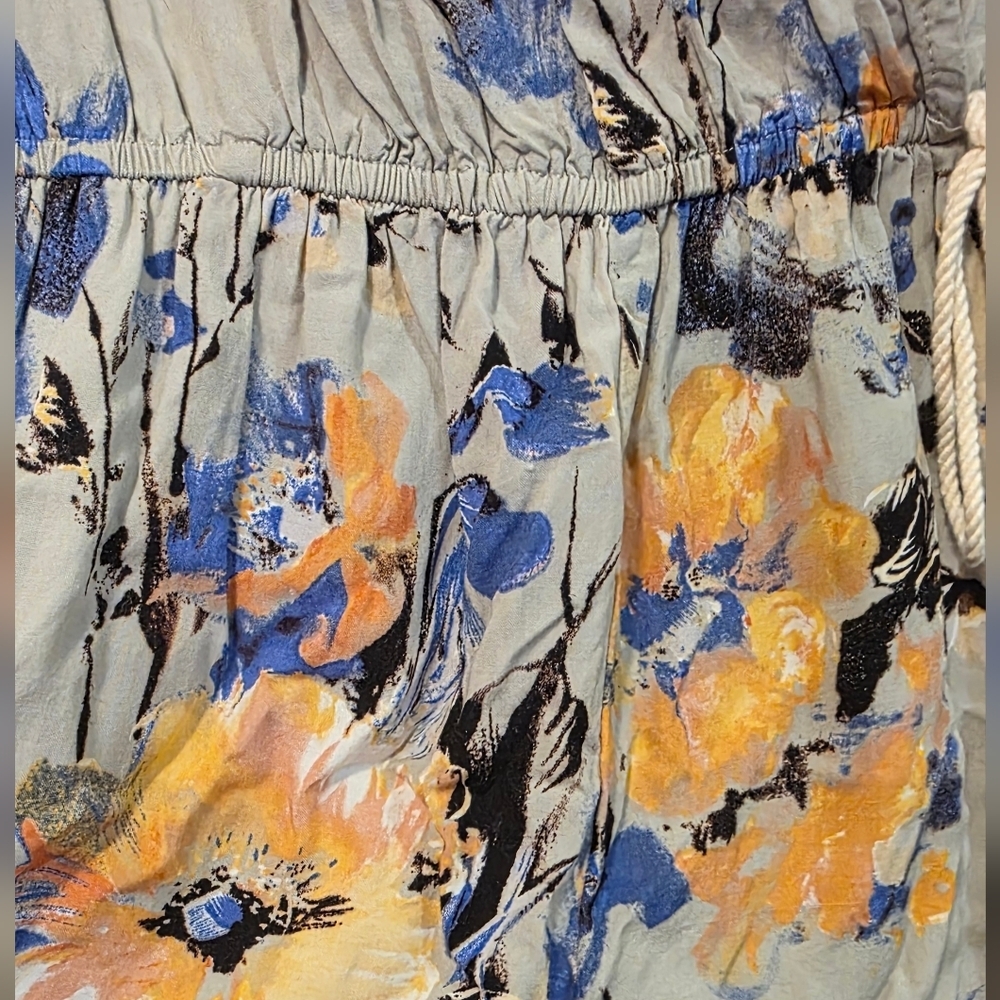 Umgee Boho Chic Romper Floral Print Sz Medium - Picture 5 of 10